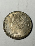 1883 No Cents Liberty Nickel Uncirculated Toned