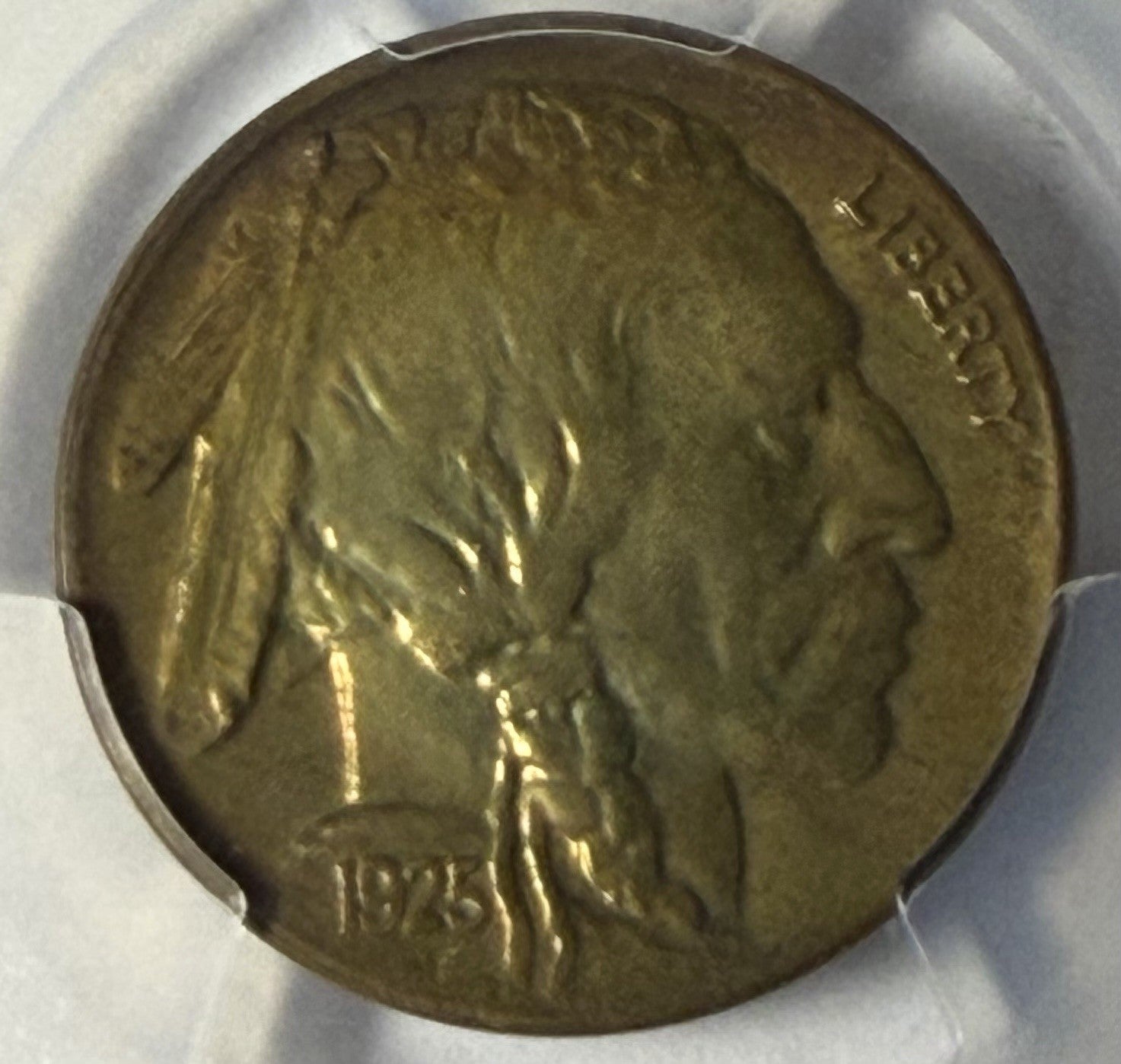 1925-D PCGS MS64 Buffalo Nickel Toned