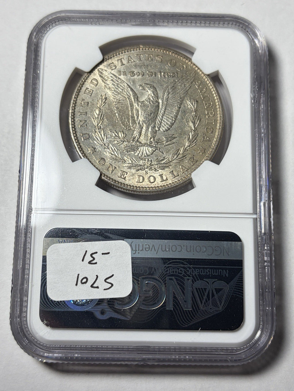 1901-S NGC AU53 Morgan Silver Dollar