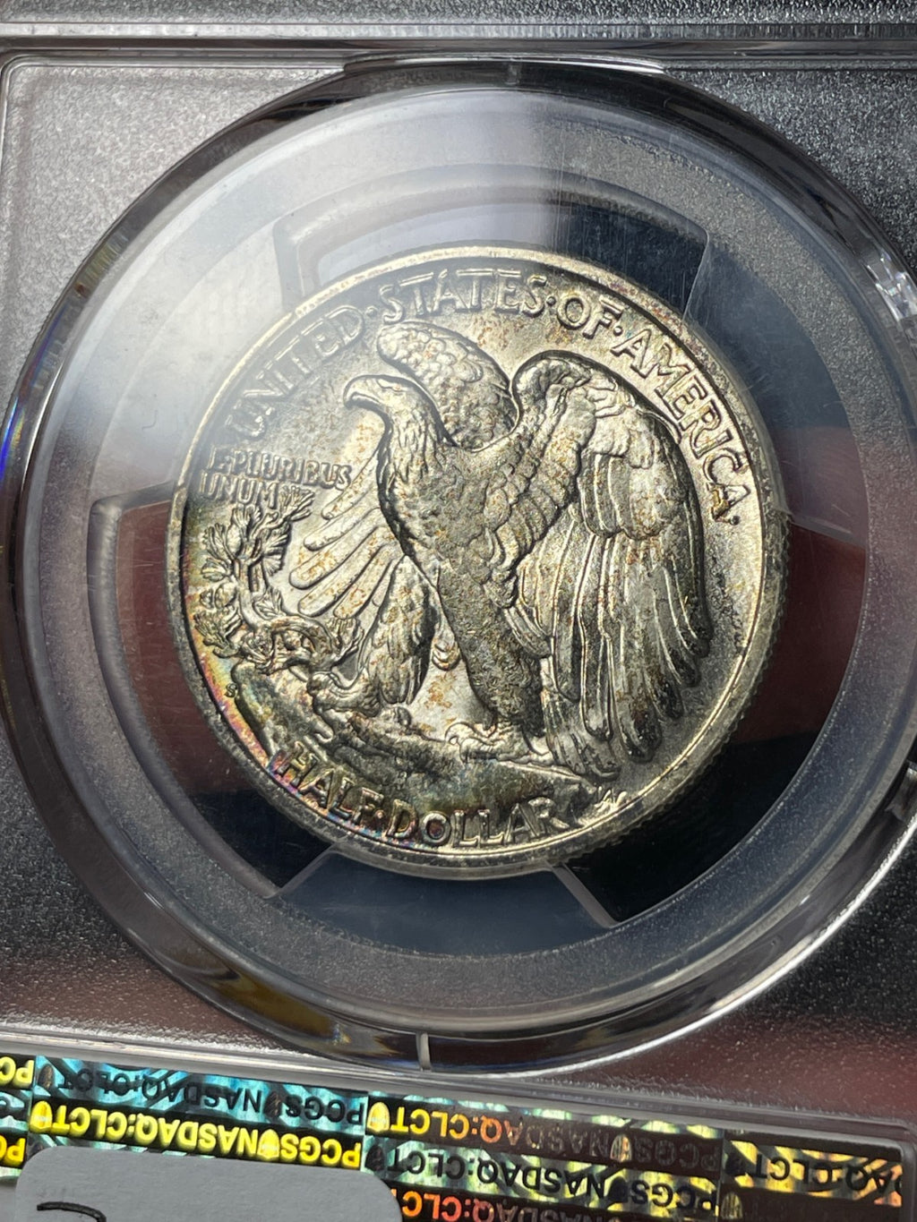 1945-S PCGS MS66+ Walking Liberty Half Dollar Toned High Grade