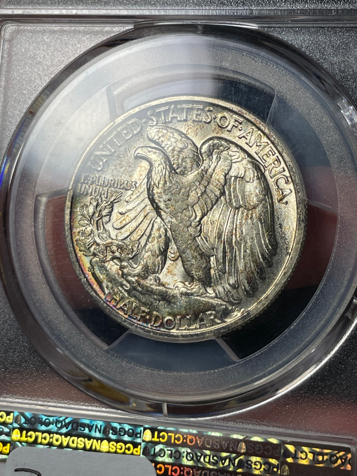 1945-S PCGS MS66+ Walking Liberty Half Dollar Toned High Grade