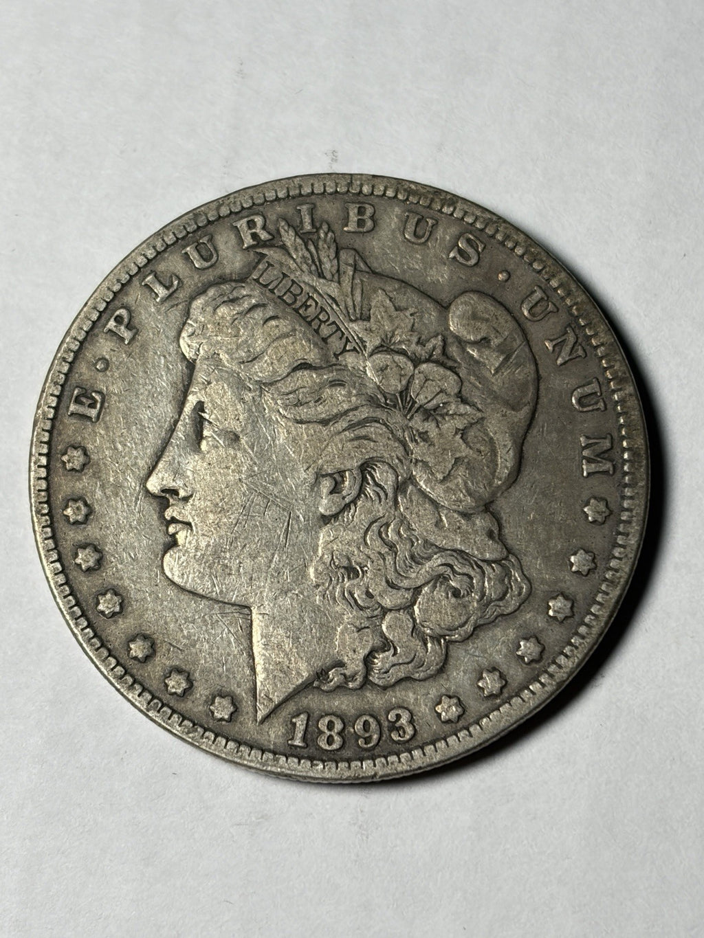 1893 Morgan Silver Dollar Details