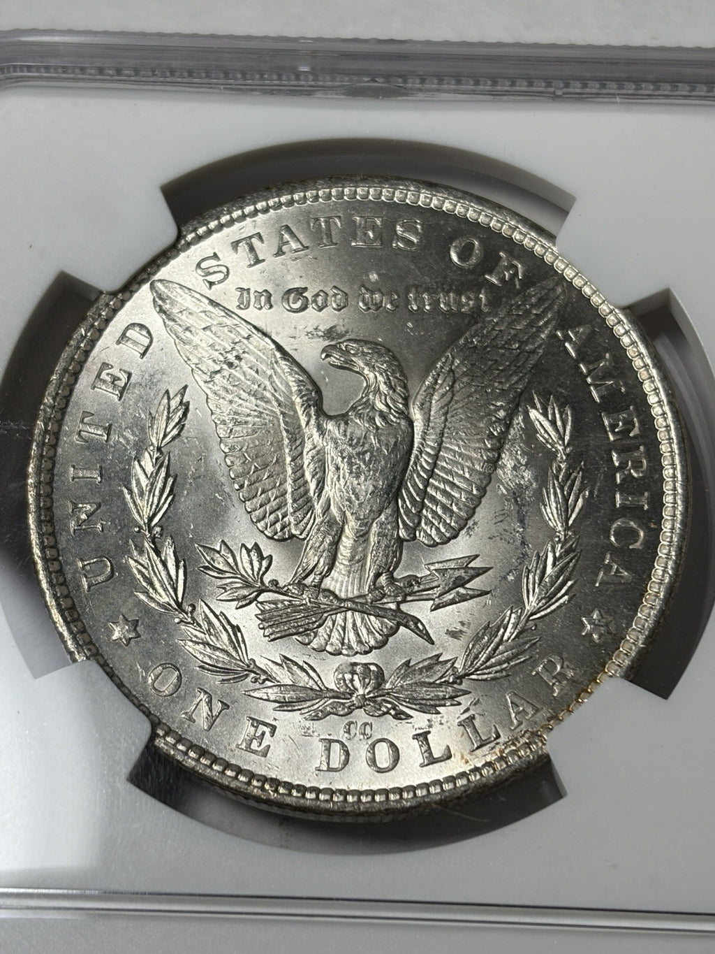 1882-CC NGC MS63 Morgan Silver Dollar