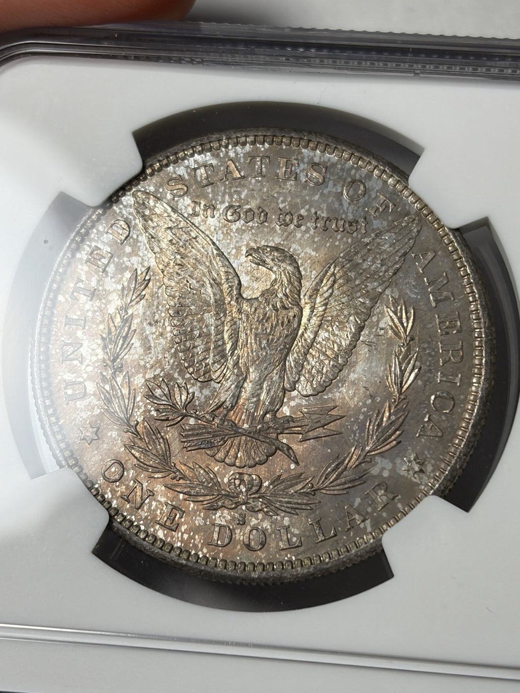1879-S NGC MS65 Morgan Silver Dollar Toned