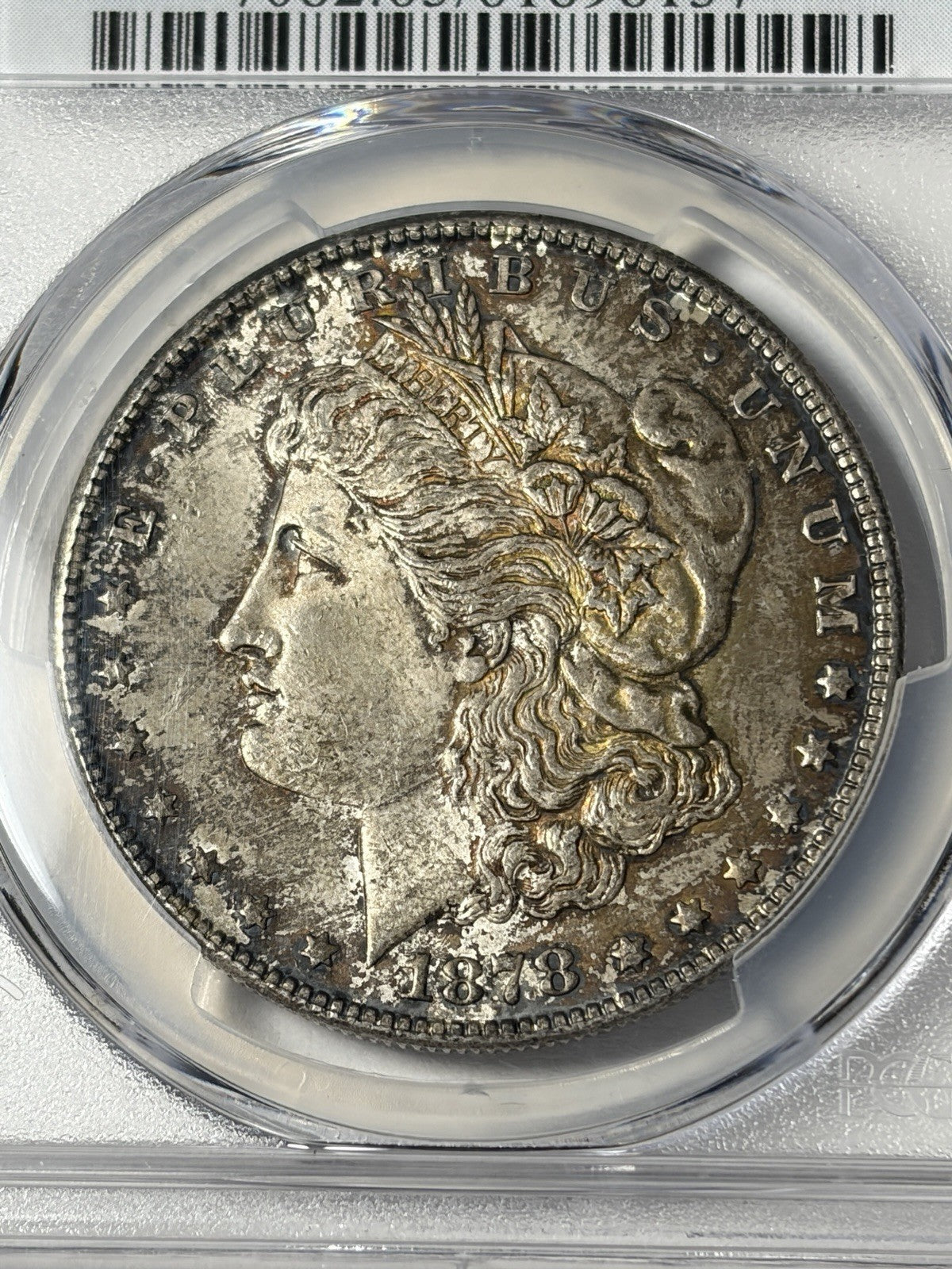 1878-S PCGS MS63 Morgan Silver Dollar Toned