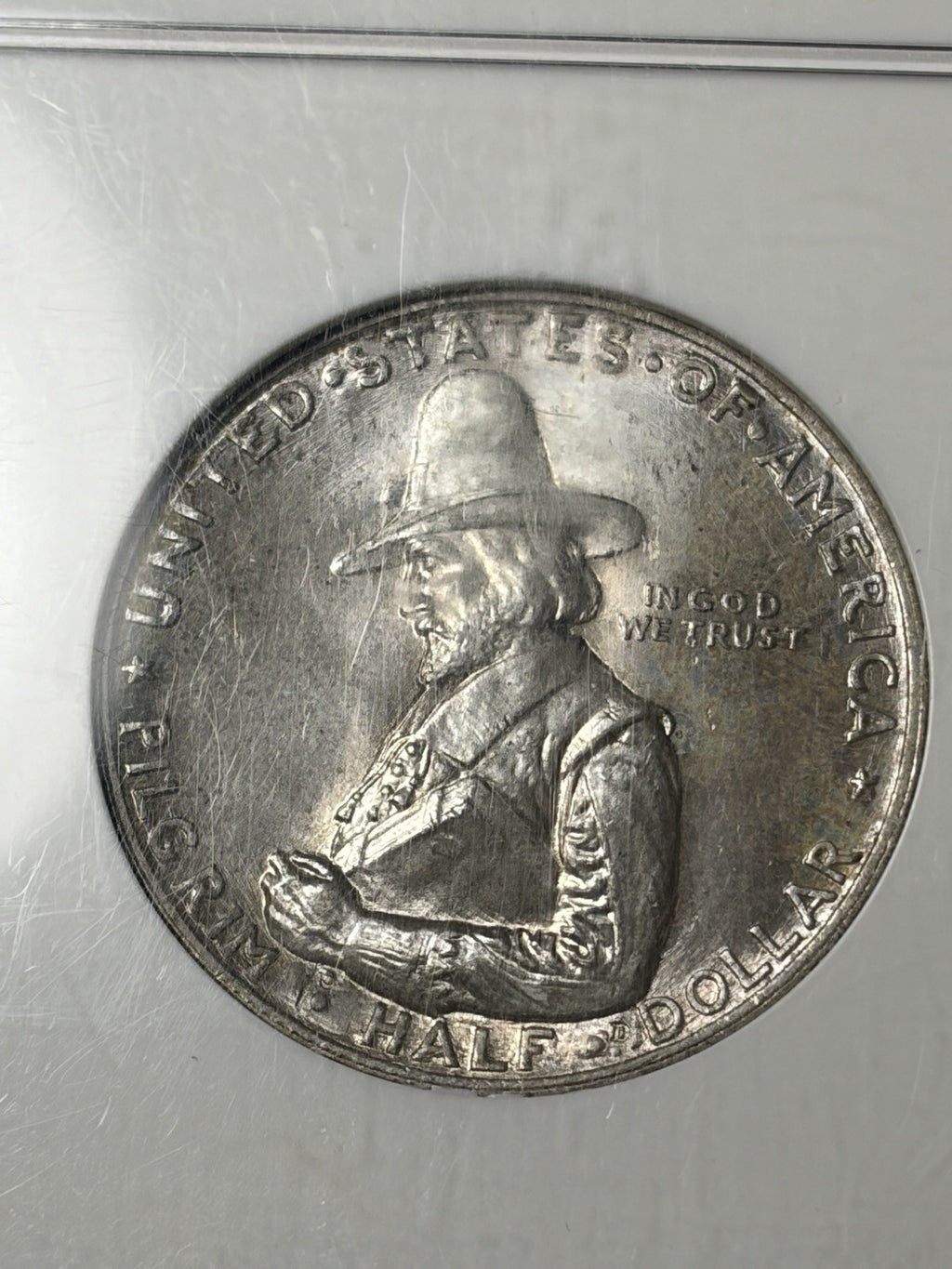 1920 NGC MS66 Pilgrim Commemorative Half Dollar