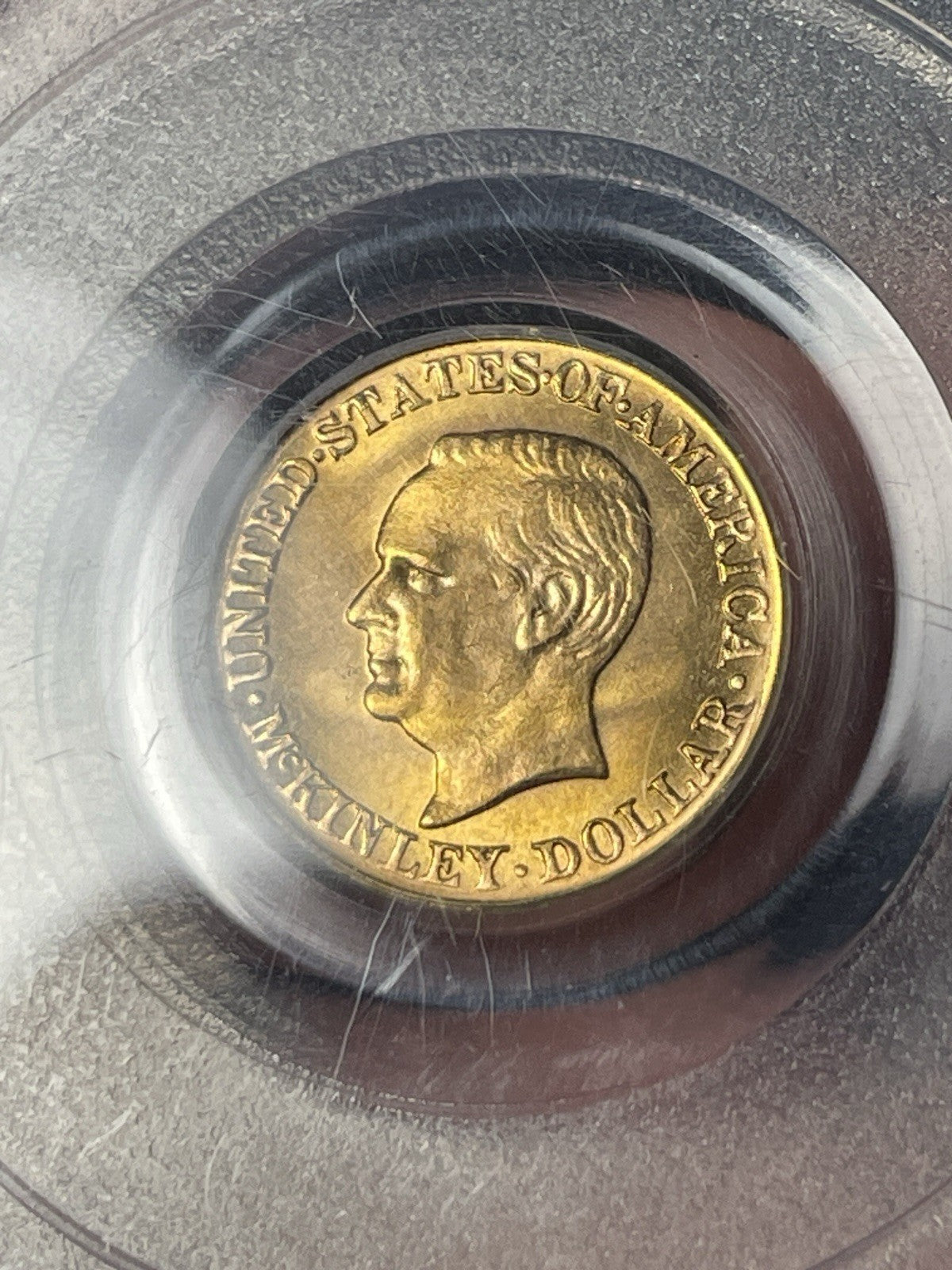 1917 PCGS MS66 McKinley Gold Commemorative Dollar Old Blue Holder