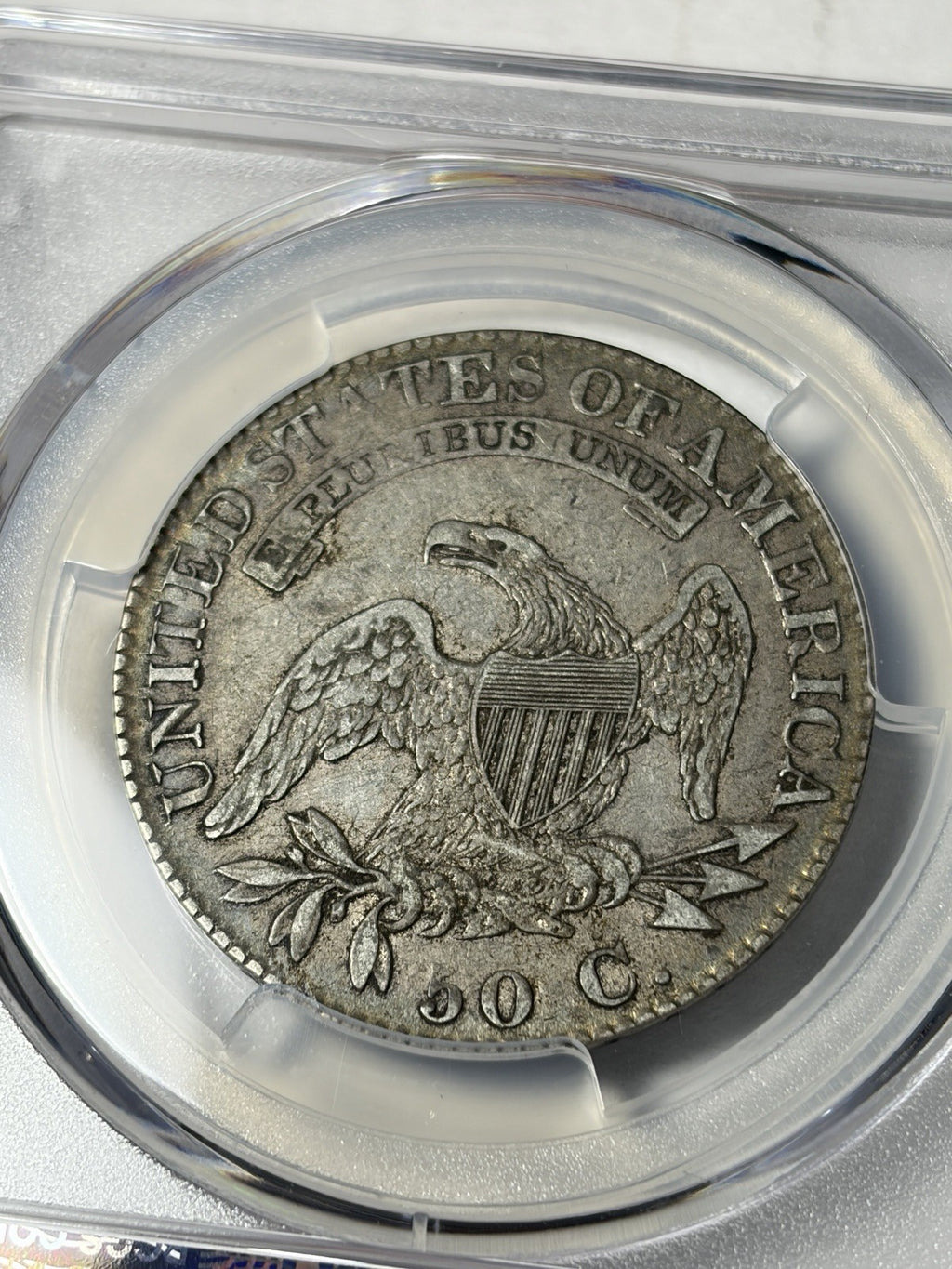 1824 PCGS VF30 CAC Capped Bust Half Dollar O-111