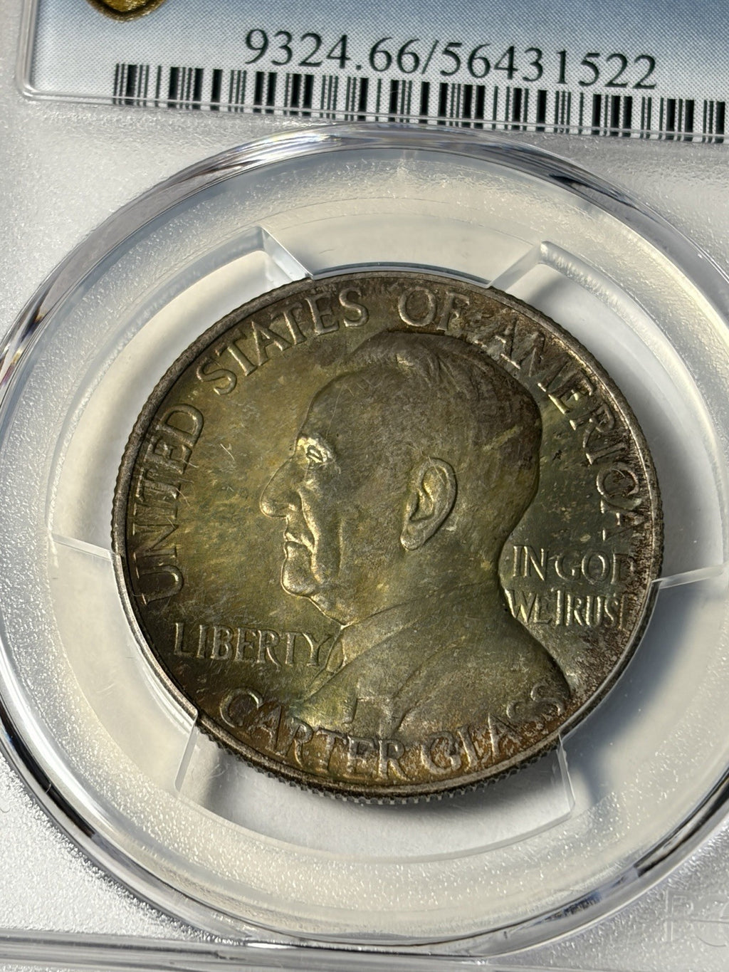 1936 PCGS MS66 Lynchburg Commemorative Half Dollar Toned