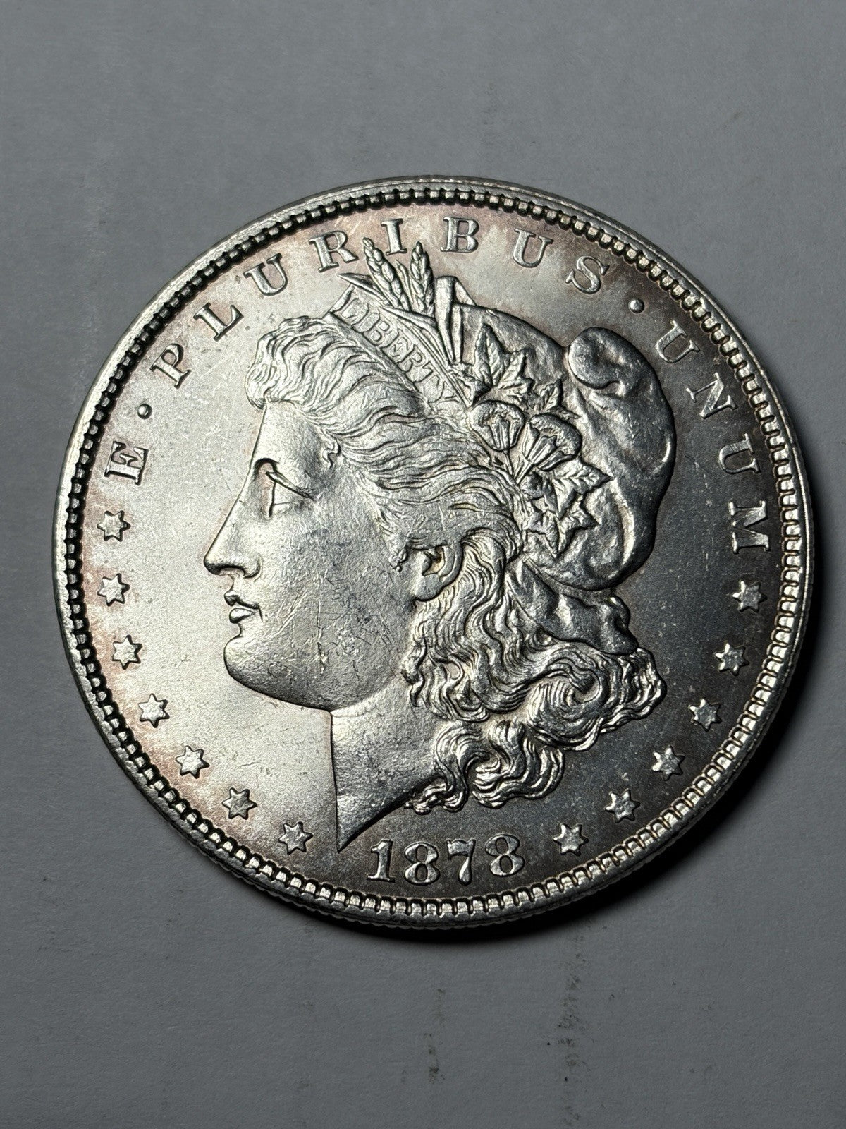 1878 7/8TF Strong Morgan Silver Dollar Uncirculated