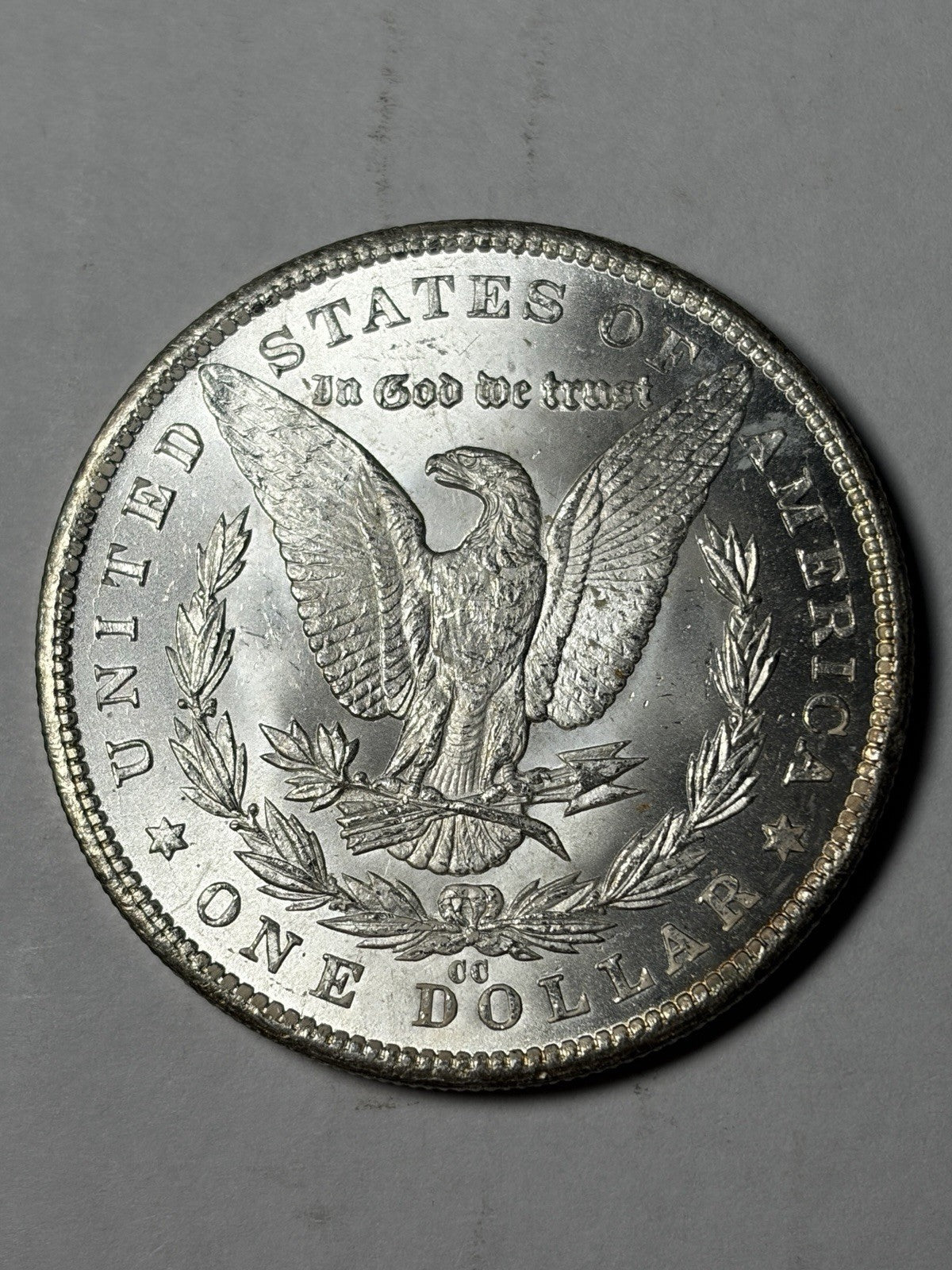1881-CC Morgan Silver Dollar Uncirculated Toned