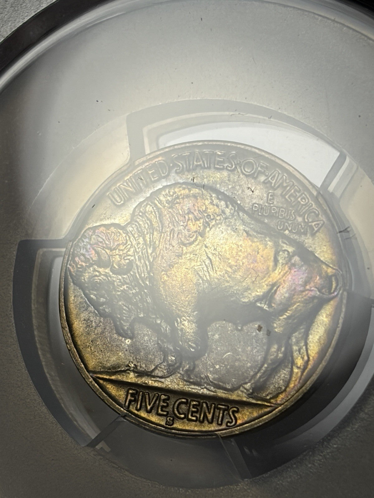 1931-S PCGS MS66+ CAC Buffalo Nickel Toned