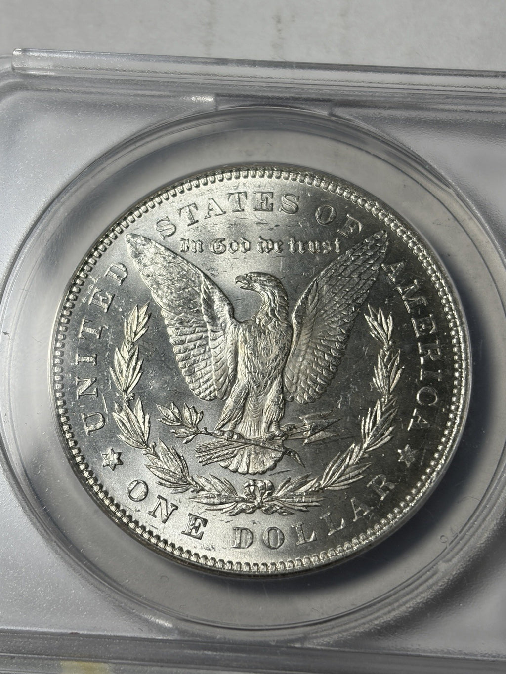 1878 7TF Reverse 1878 ANACS MS63 Morgan Silver Dollar