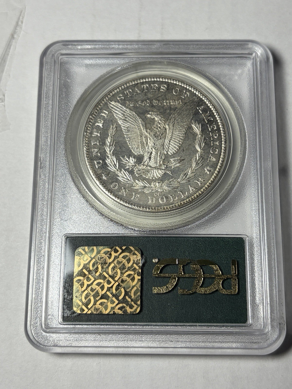 1881-CC PCGS MS63 DMPL Morgan Silver Dollar Old Green Holder