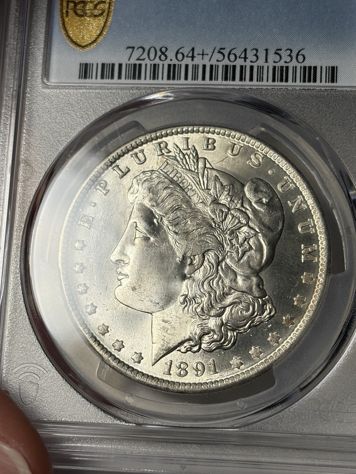 1891-O PCGS MS64+ Morgan Silver Dollar