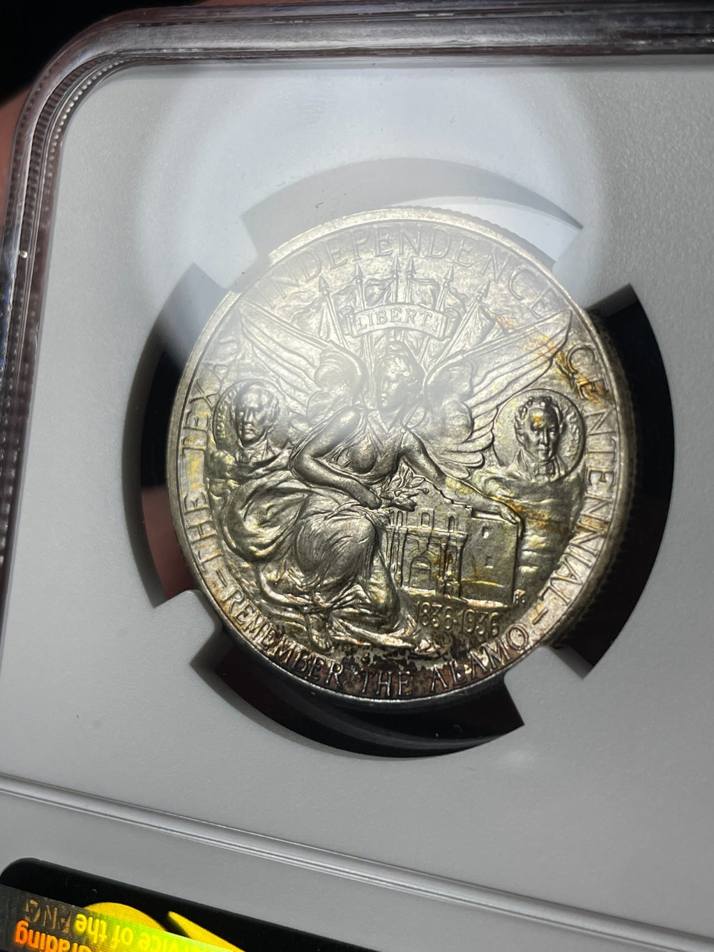 1935-S NGC MS66 CAC Texas Silver Commemorative Half Dollar Original