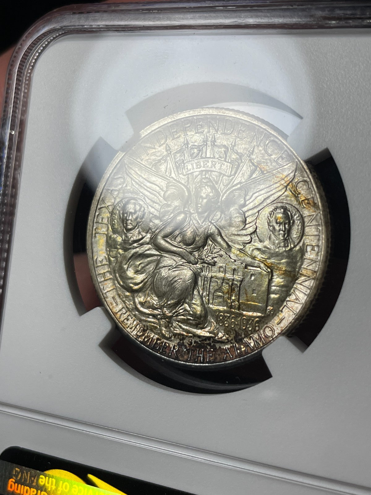 1935-S NGC MS66 CAC Texas Silver Commemorative Half Dollar Original