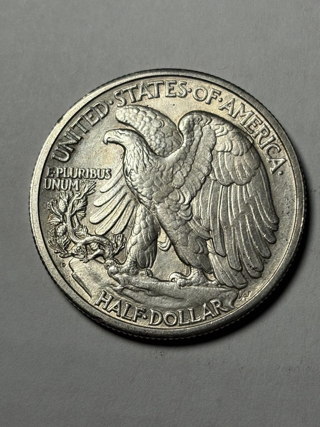 1929-D Walking Liberty Half Dollar Uncirculated Details