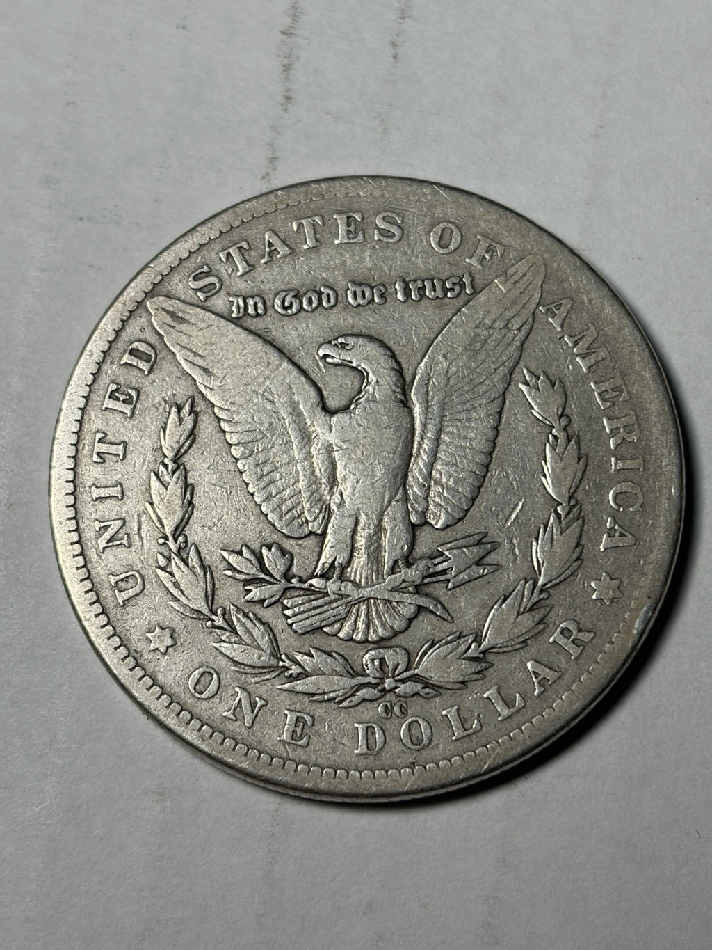 1889-CC Morgan Silver Dollar Details