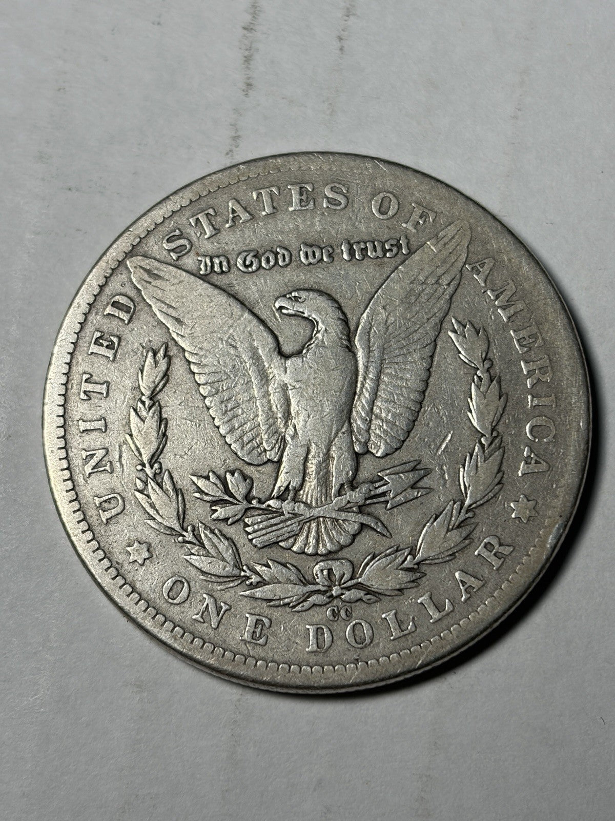 1889-CC Morgan Silver Dollar Details