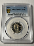 1893 PCGS PR67 CAM Liberty V Nickel Cameo PROOF