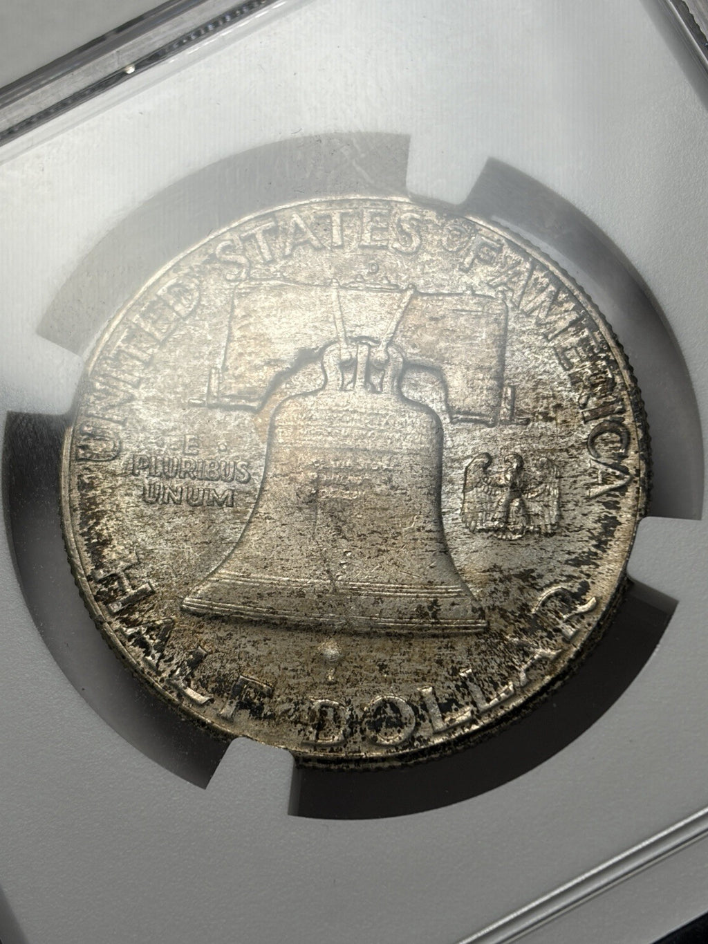 1948-D NGC MS65 FBL Franklin Half Dollar Toned