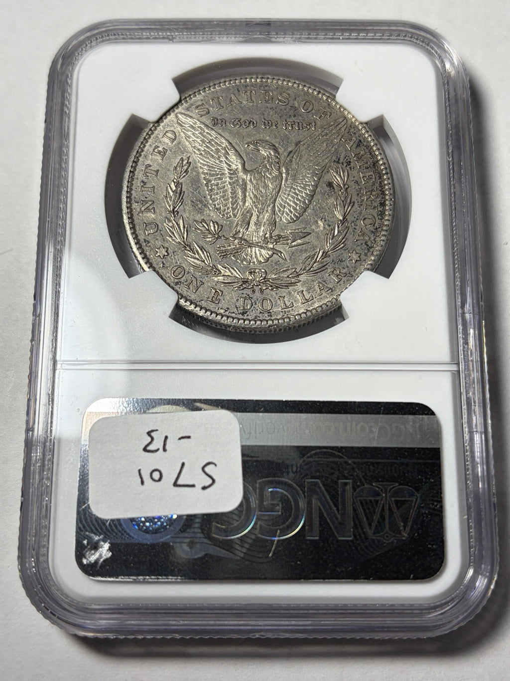 1878-CC NGC AU53 Morgan Silver Dollar