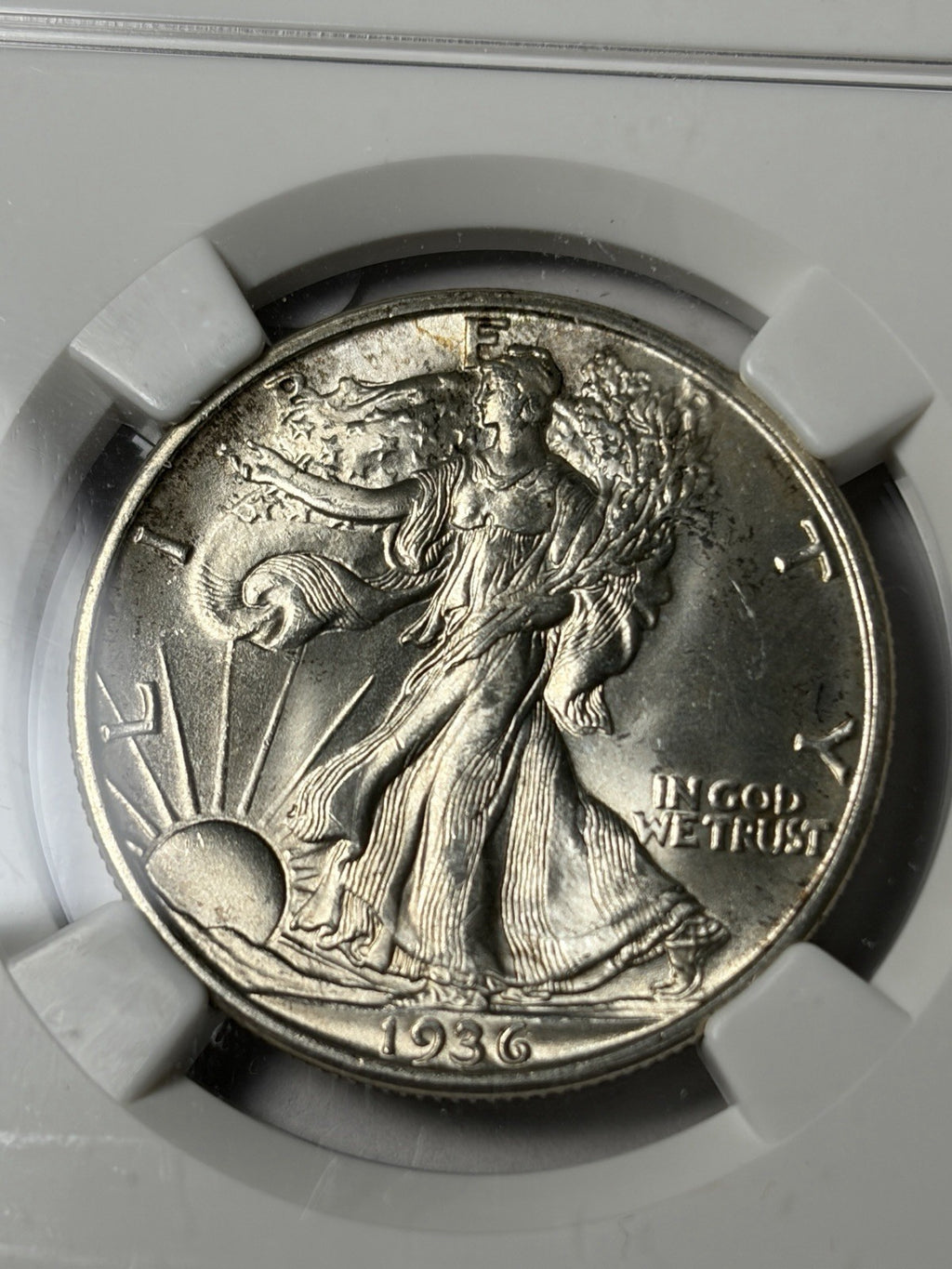 1936-D NGC MS64 Walking Liberty Half Dollar