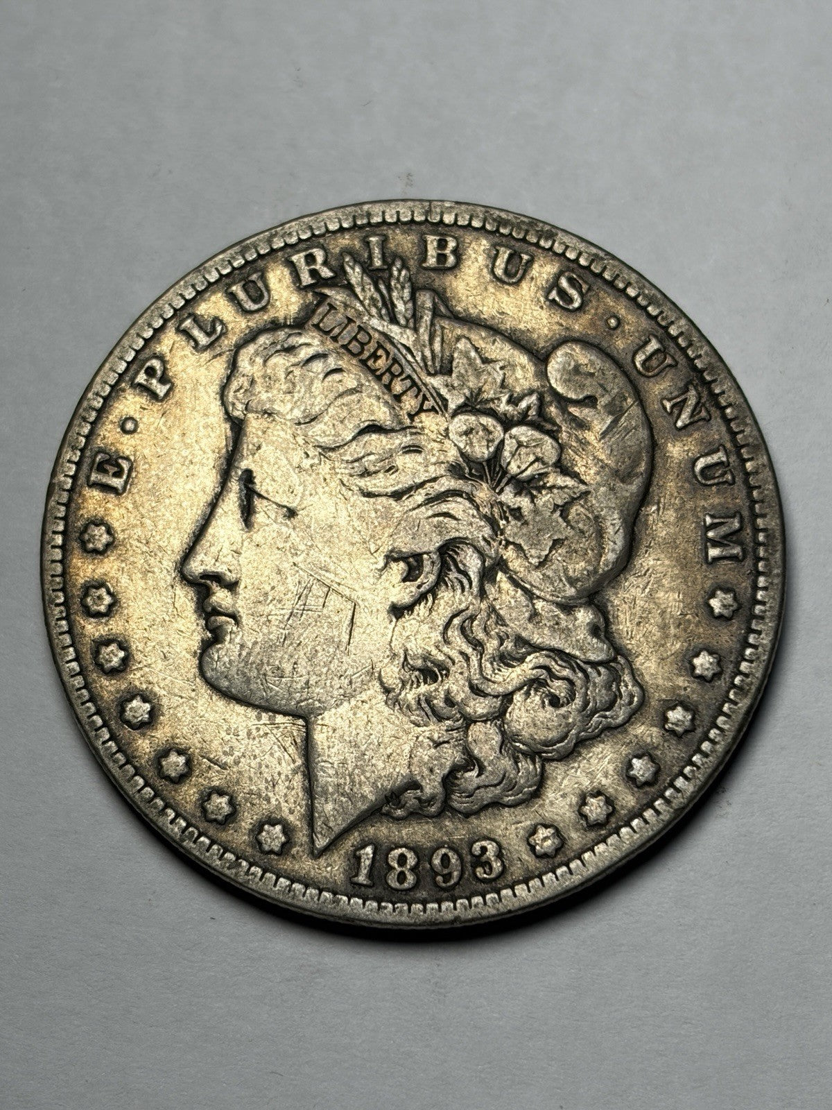 1893 Morgan Silver Dollar Details
