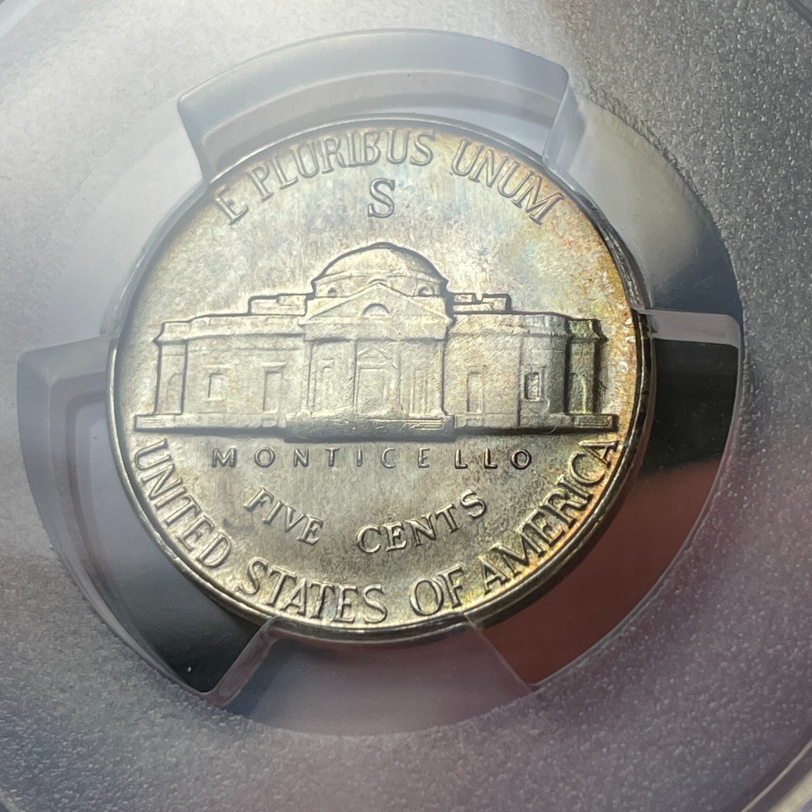 1945-S PCGS MS66+ Jefferson War Nickel - Semi-PL Ultra Rare Crazy Die Polish