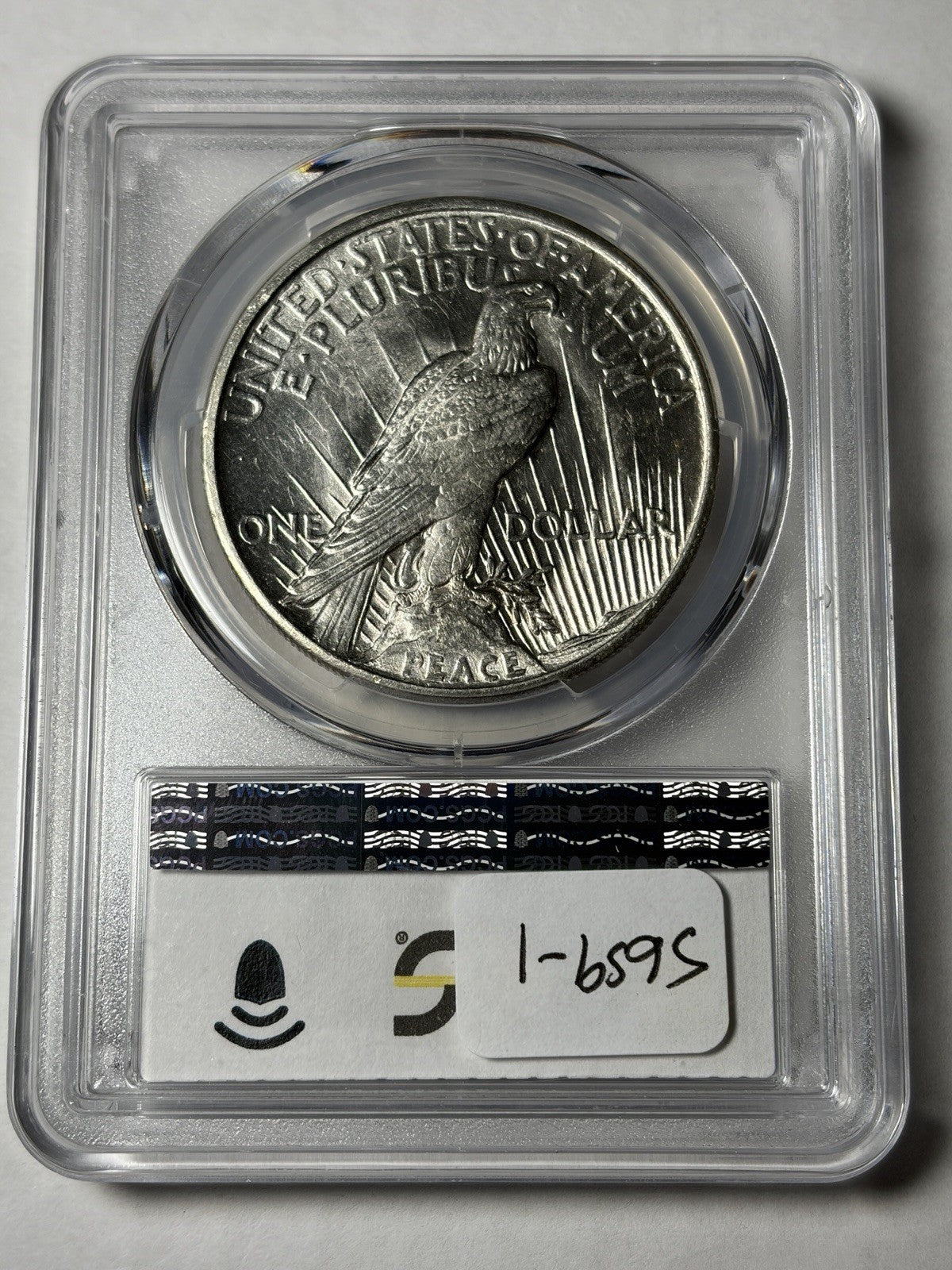 1921 PCGS MS62 Peace Silver Dollar High Relief