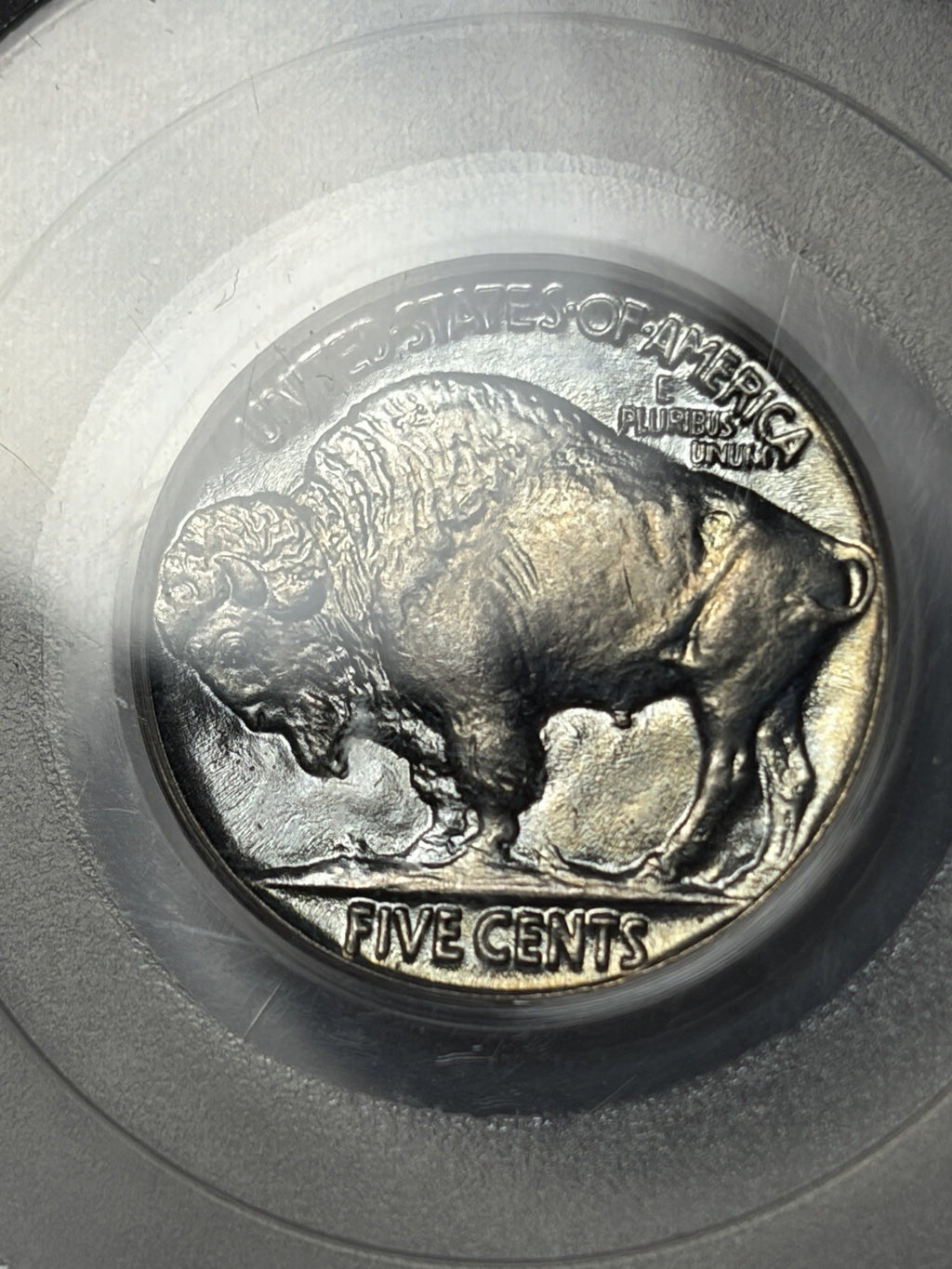 1937 PCGS MS66 GOLD CAC Buffalo Nickel Old Holder
