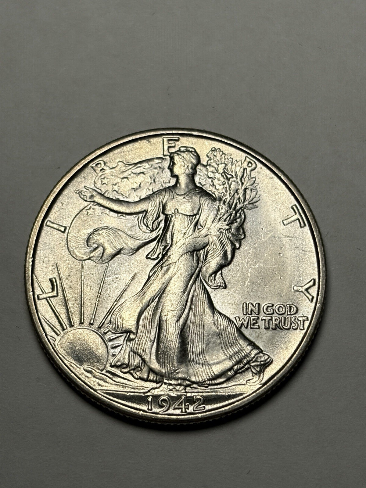 1942-S Walking Liberty Half Dollar