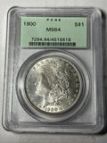 1900 PCGS MS64 Morgan Silver Dollar OGH Old Holder