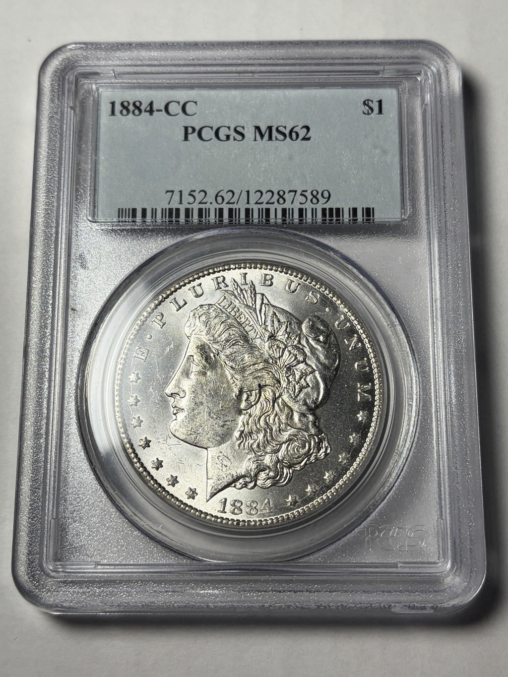 1884-CC PCGS MS62 Morgan Silver Dollar
