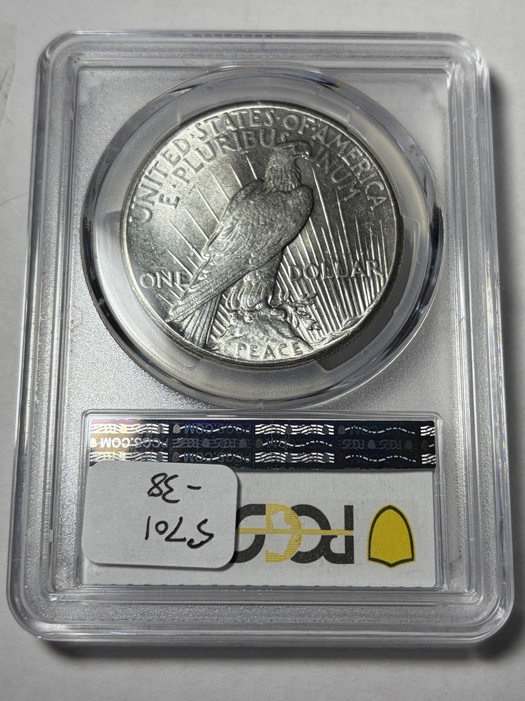 1927 PCGS MS62 Peace Silver Dollar