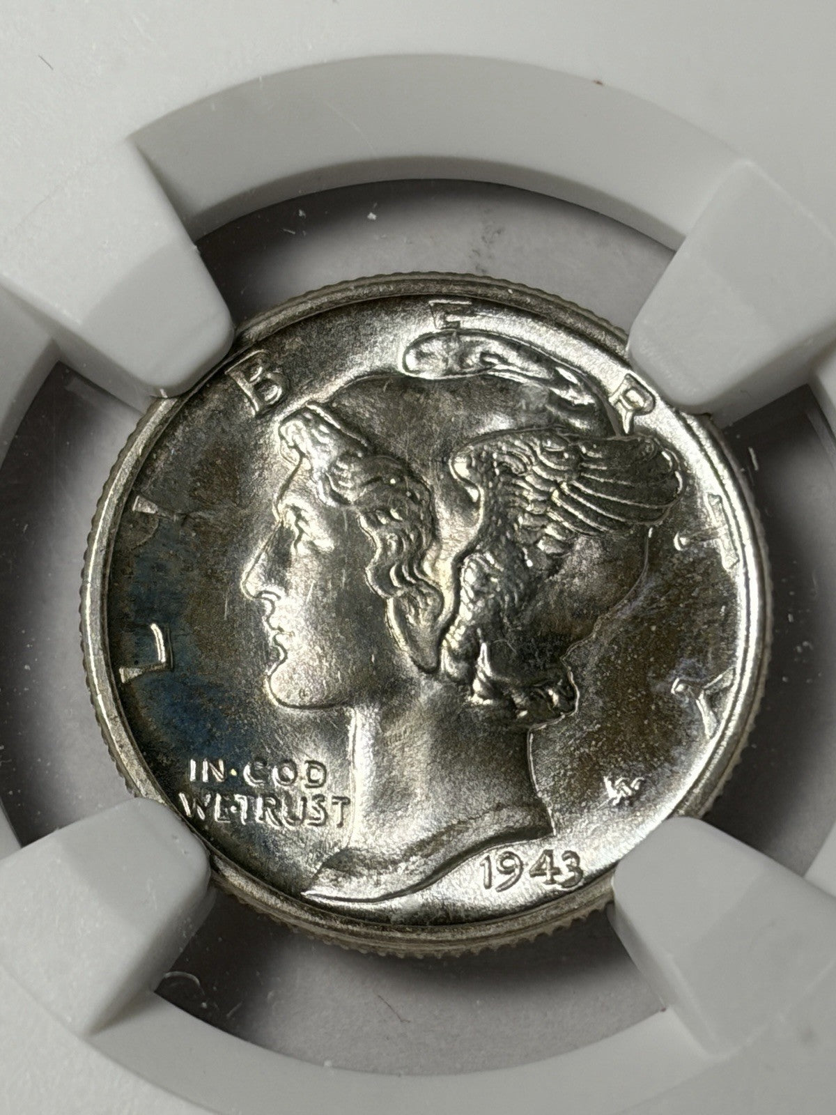 1943-D NGC MS68 FB Mercury Dime