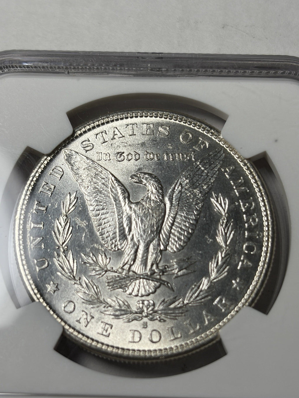 1885-S NGC UNC Details Morgan Silver Dollar