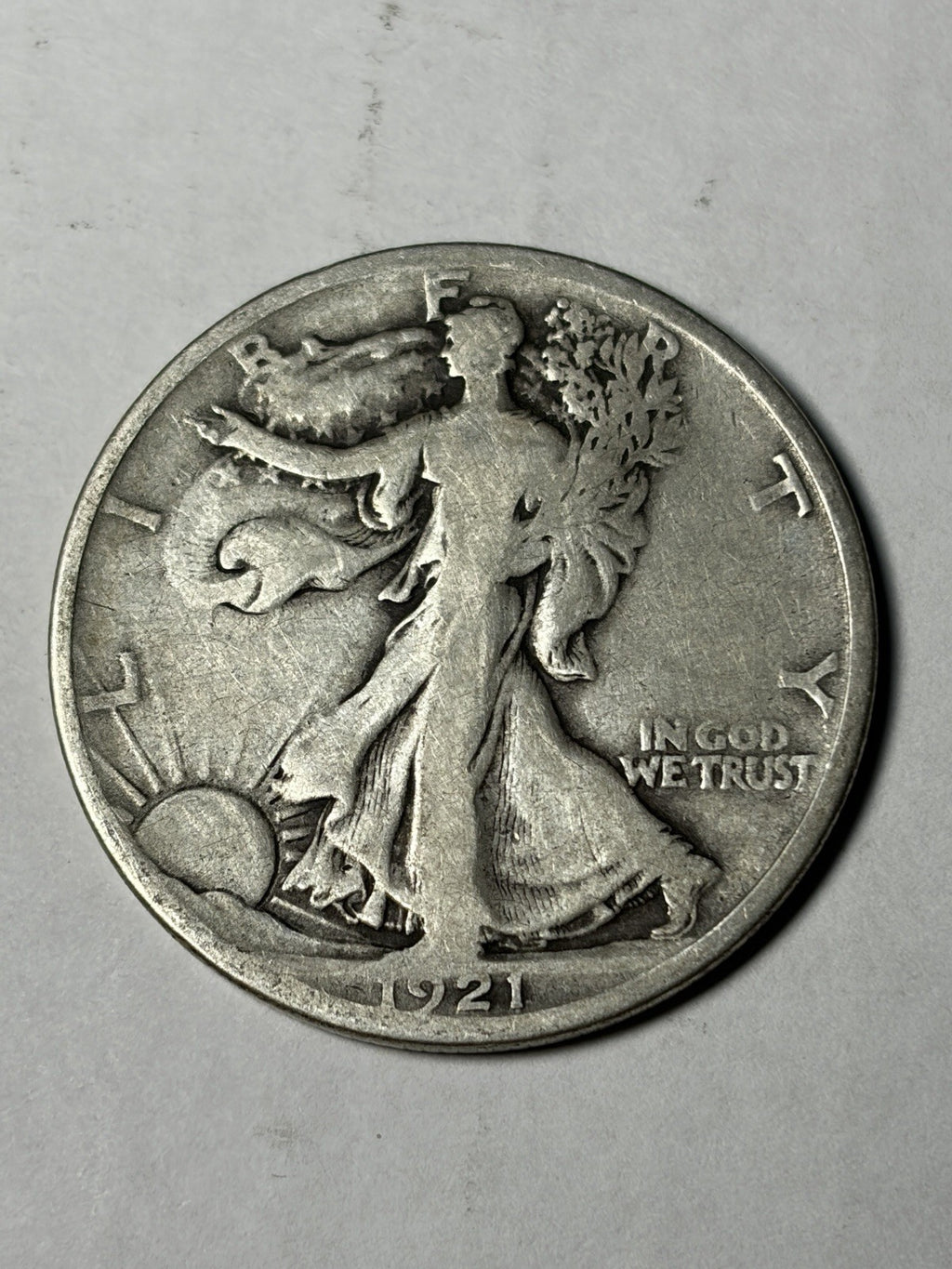 1921-D Walking Liberty Half Dollar