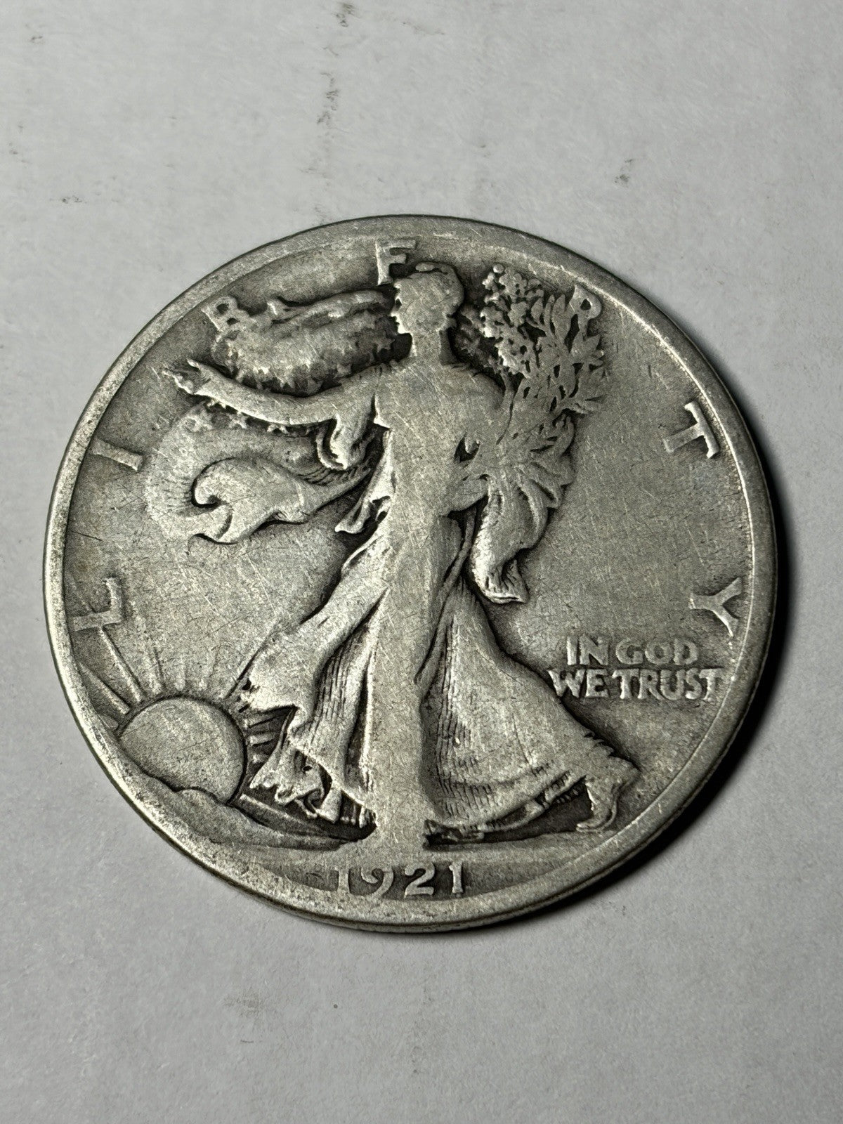 1921-D Walking Liberty Half Dollar
