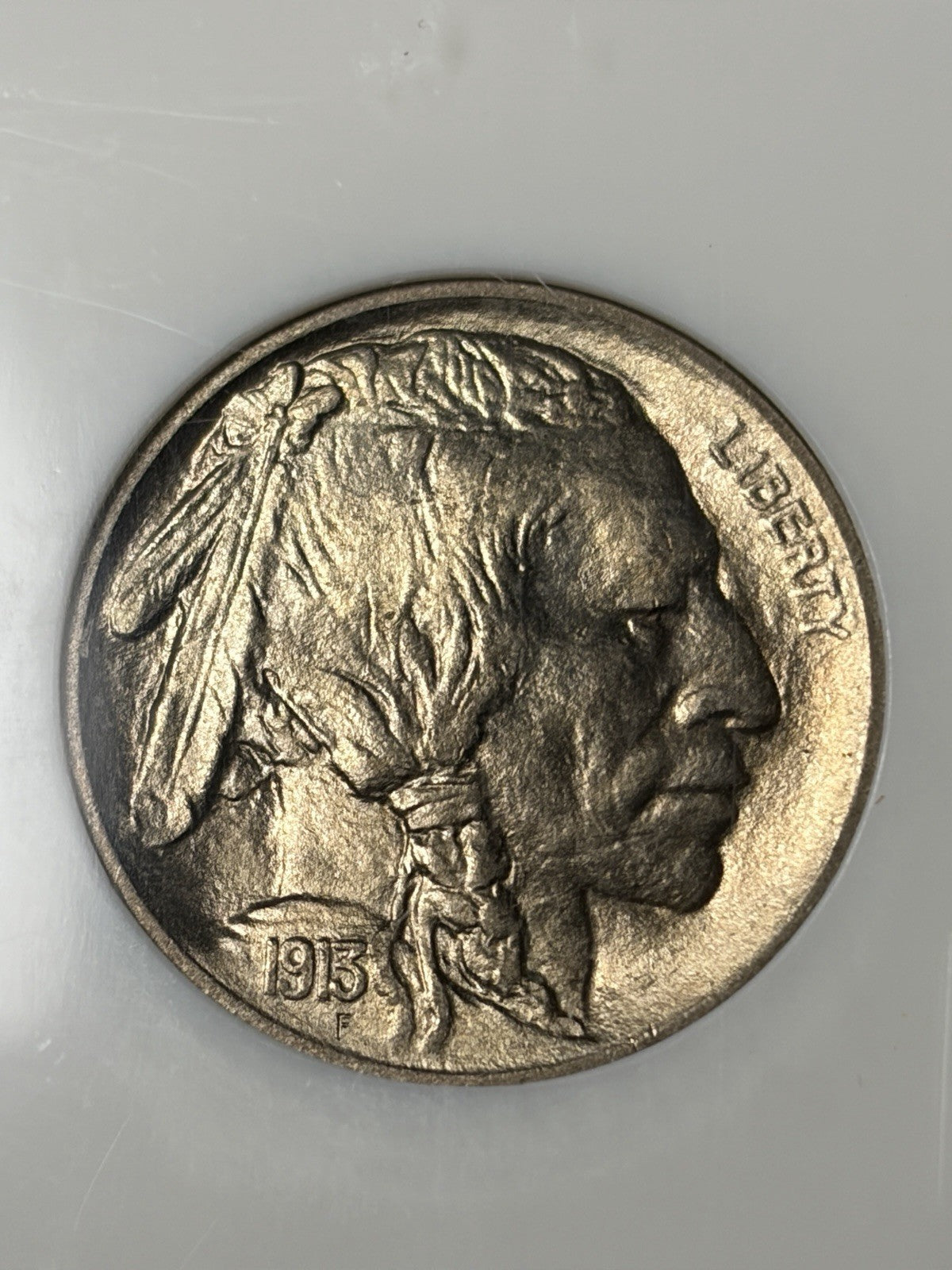 1913 Type 1 NGC MS65 CAC Buffalo NIckel Old Fatty Holder
