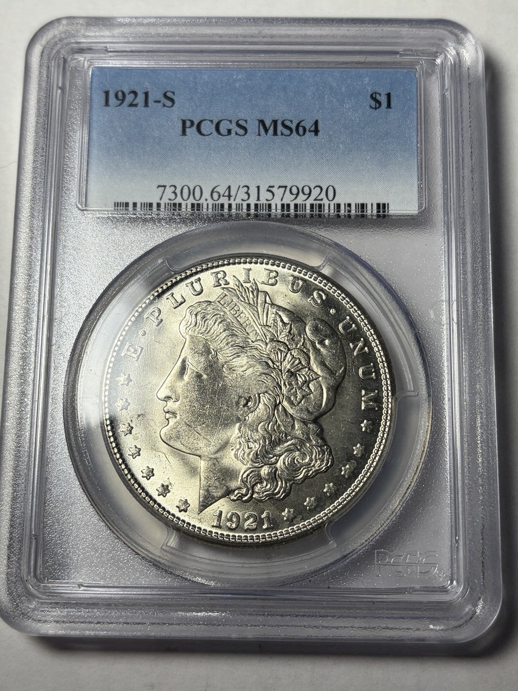 1921-S PCGS MS64 Morgan Silver Dollar