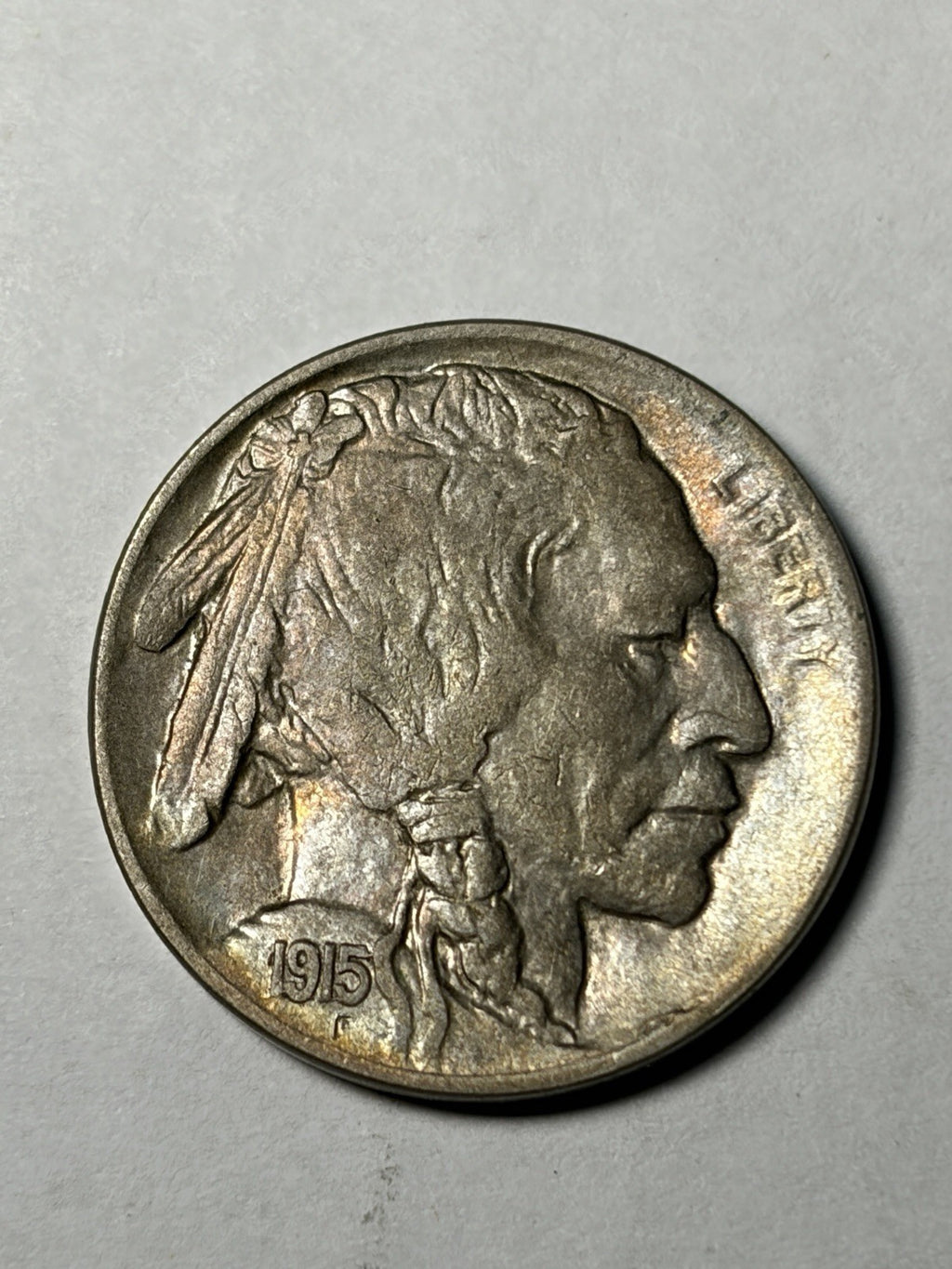 1915-D Buffalo Nickel Toned