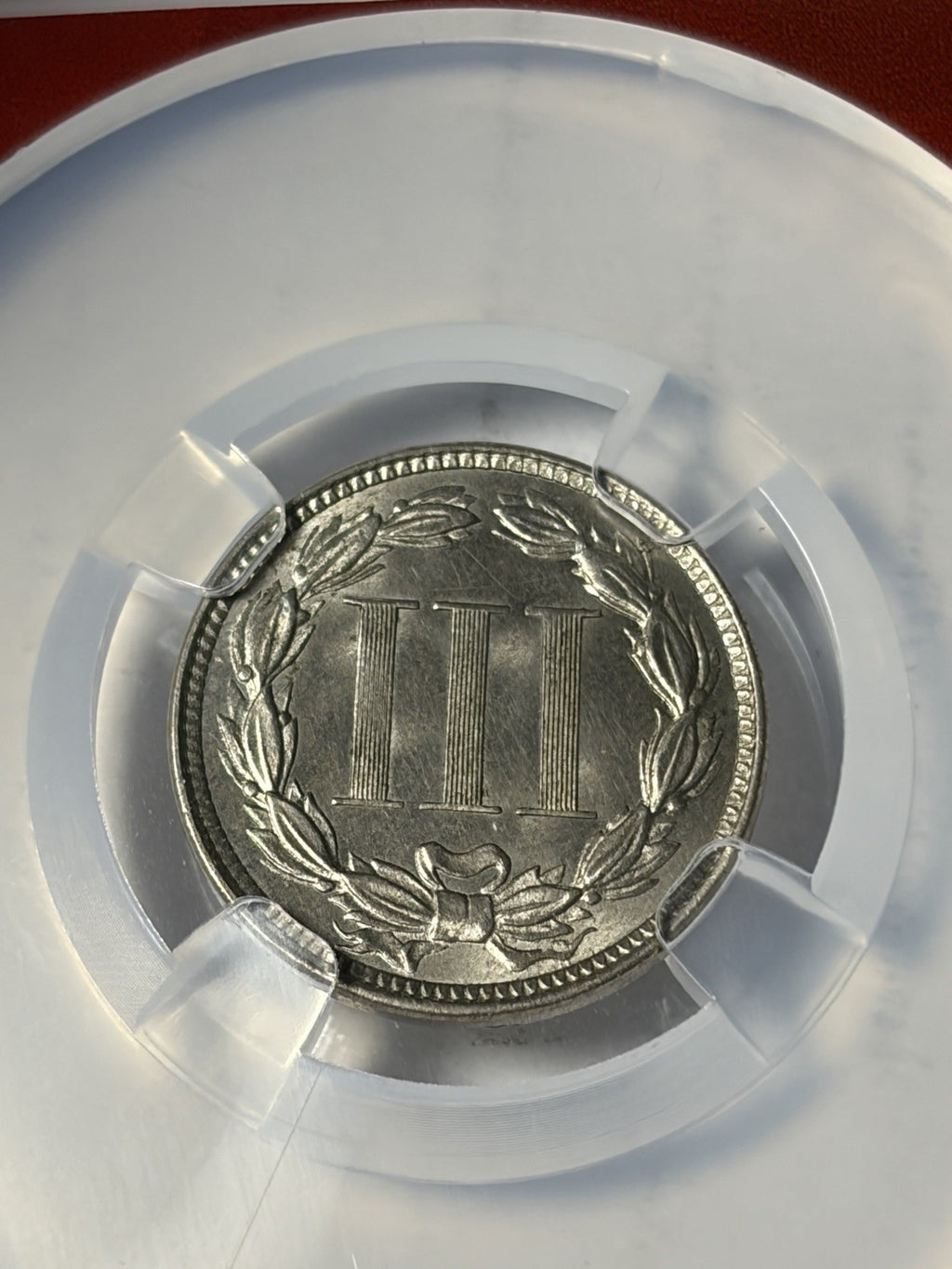 1871 NGC MS66 Three Cent Nickel High Grade