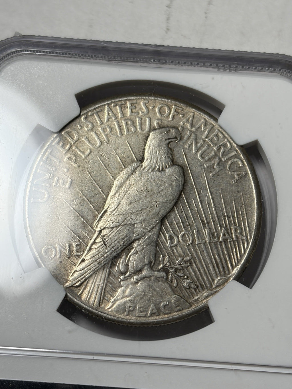 1928 NGC XF40 Peace Silver Dollar