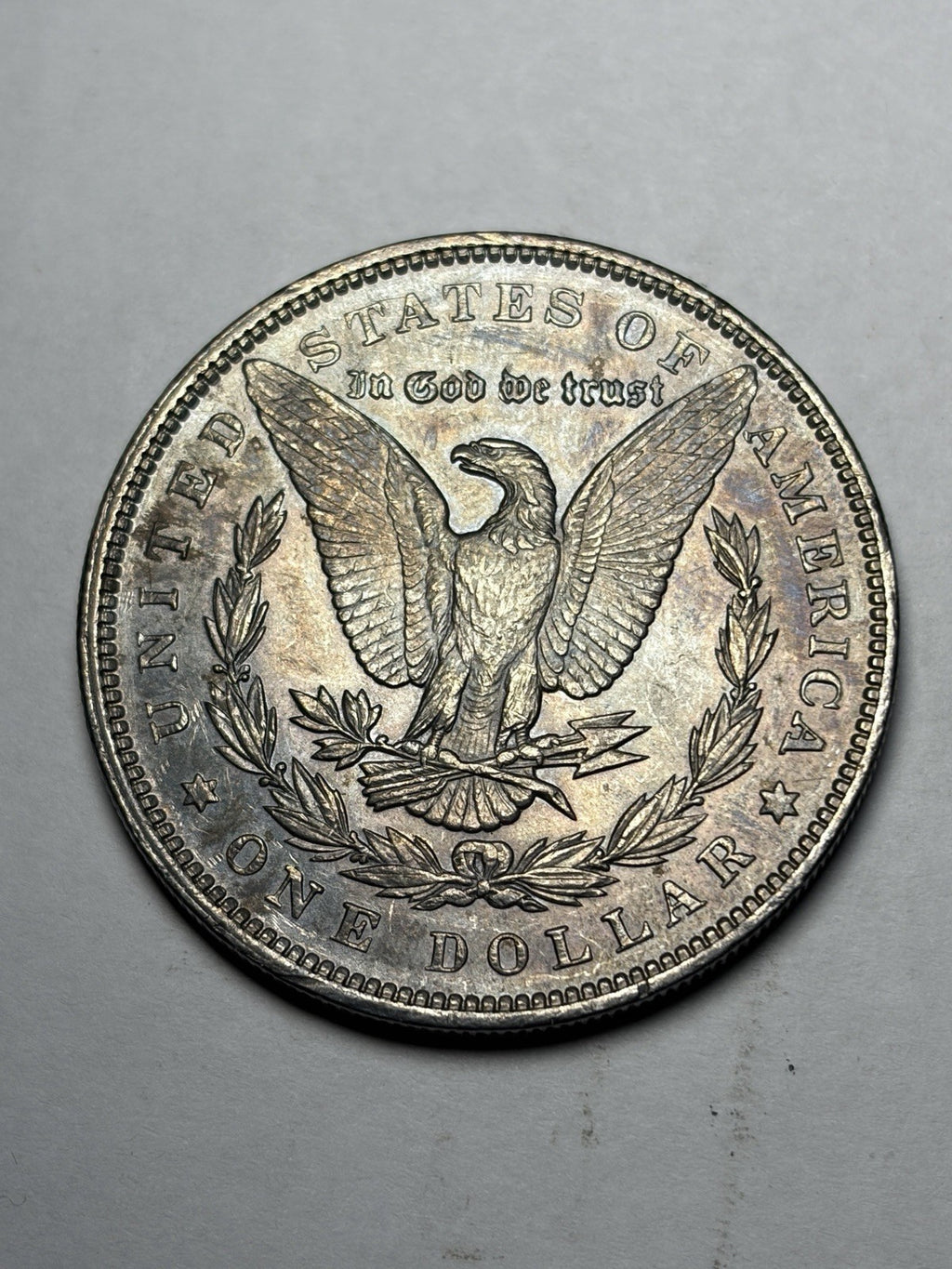 1892 Morgan Silver Dollar Toned