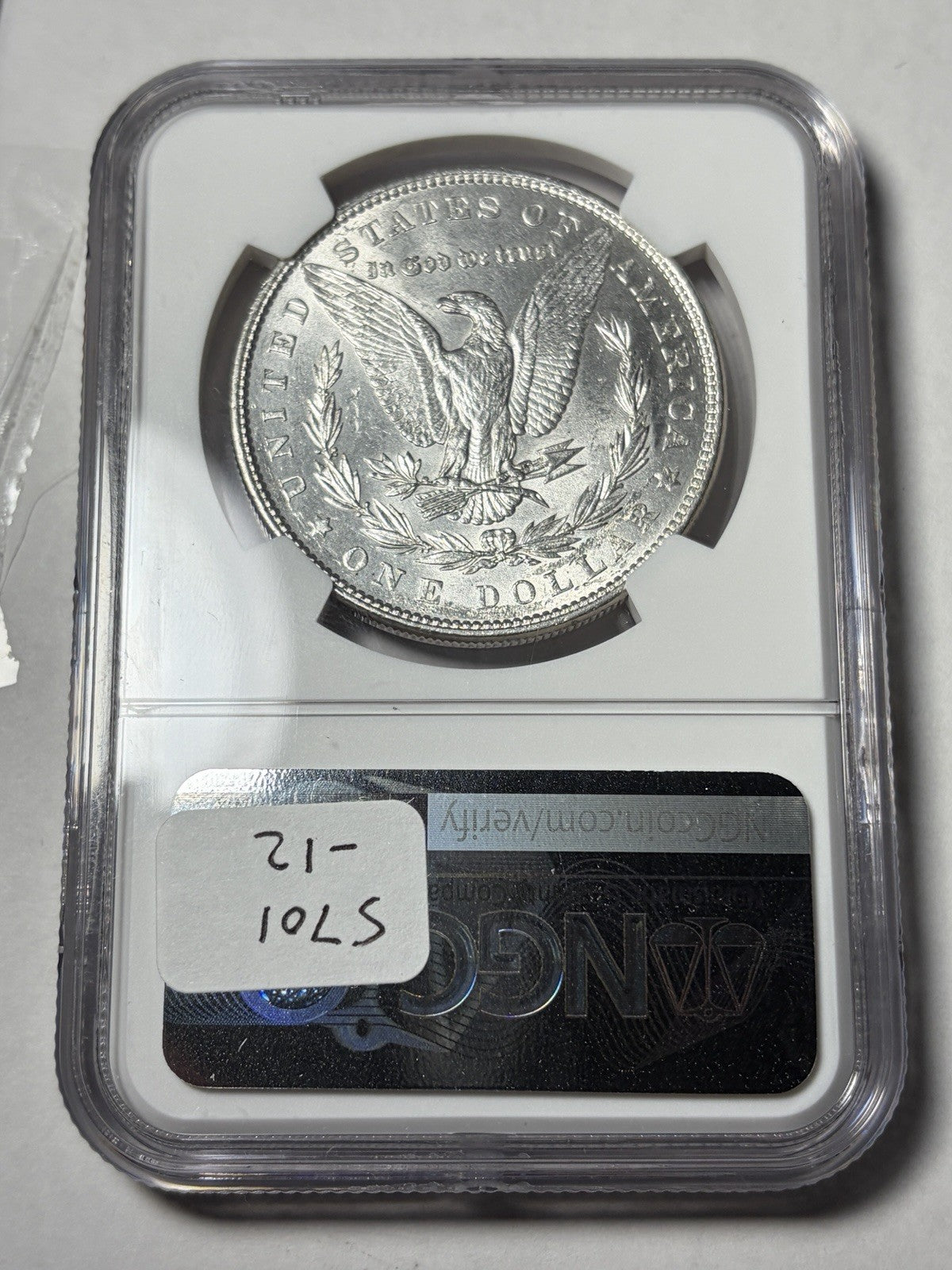1878 7TF Reverse Of 1879 NGC MS61 Morgan Silver Dollar Rev 79