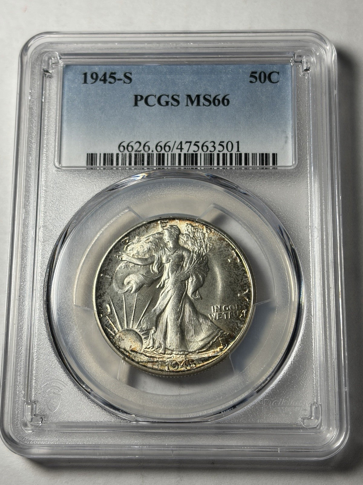 1945-S PCGS MS66 Walking Liberty Half Dollar