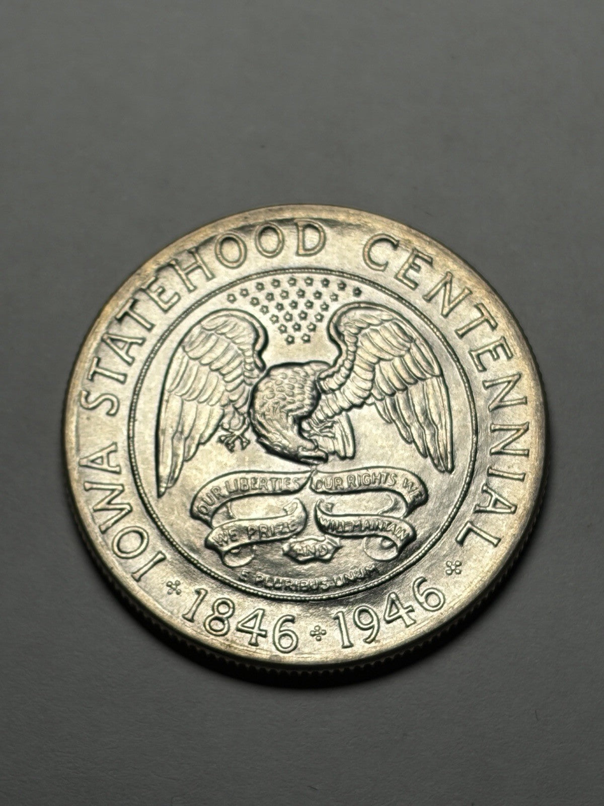 1946 Iowa Commemorative Half Dollar Uncirculated