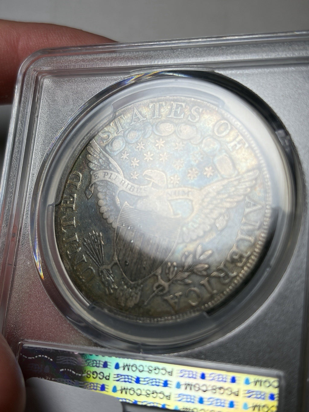 1798 PCGS VF Details Draped Bust Silver Dollar Toned